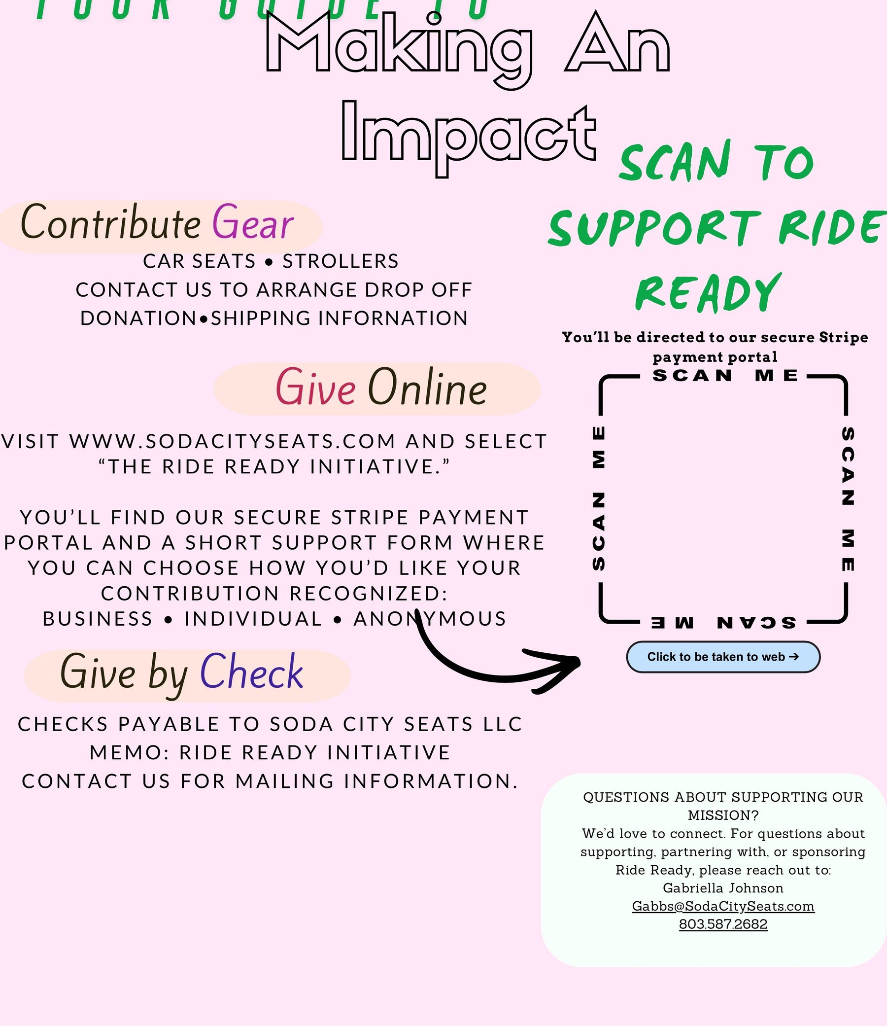 The Ride Ready Initiative sponsor and support opportunities, section 6 of 6